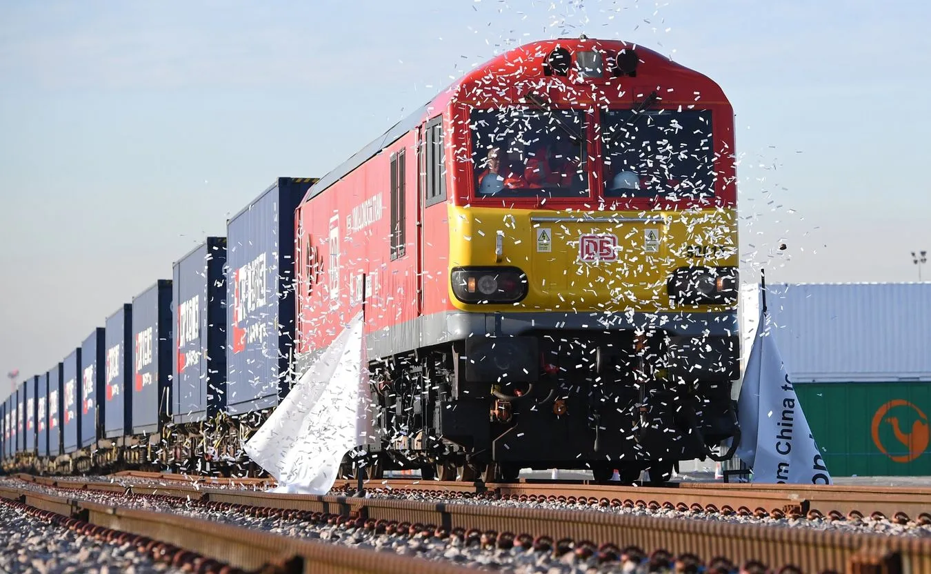 Pierwszy pociąg towarowy z Wielkiej Brytanii do Chin