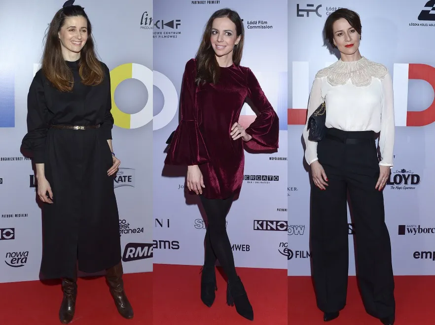 Figura, Buzek, Ostaszewska... Tabun pięknych pań na premierze "Powidoków"