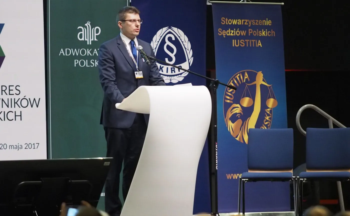Wiceminister sprawiedliwości Marcin Warchoł na Kongresie Prawników Polskich