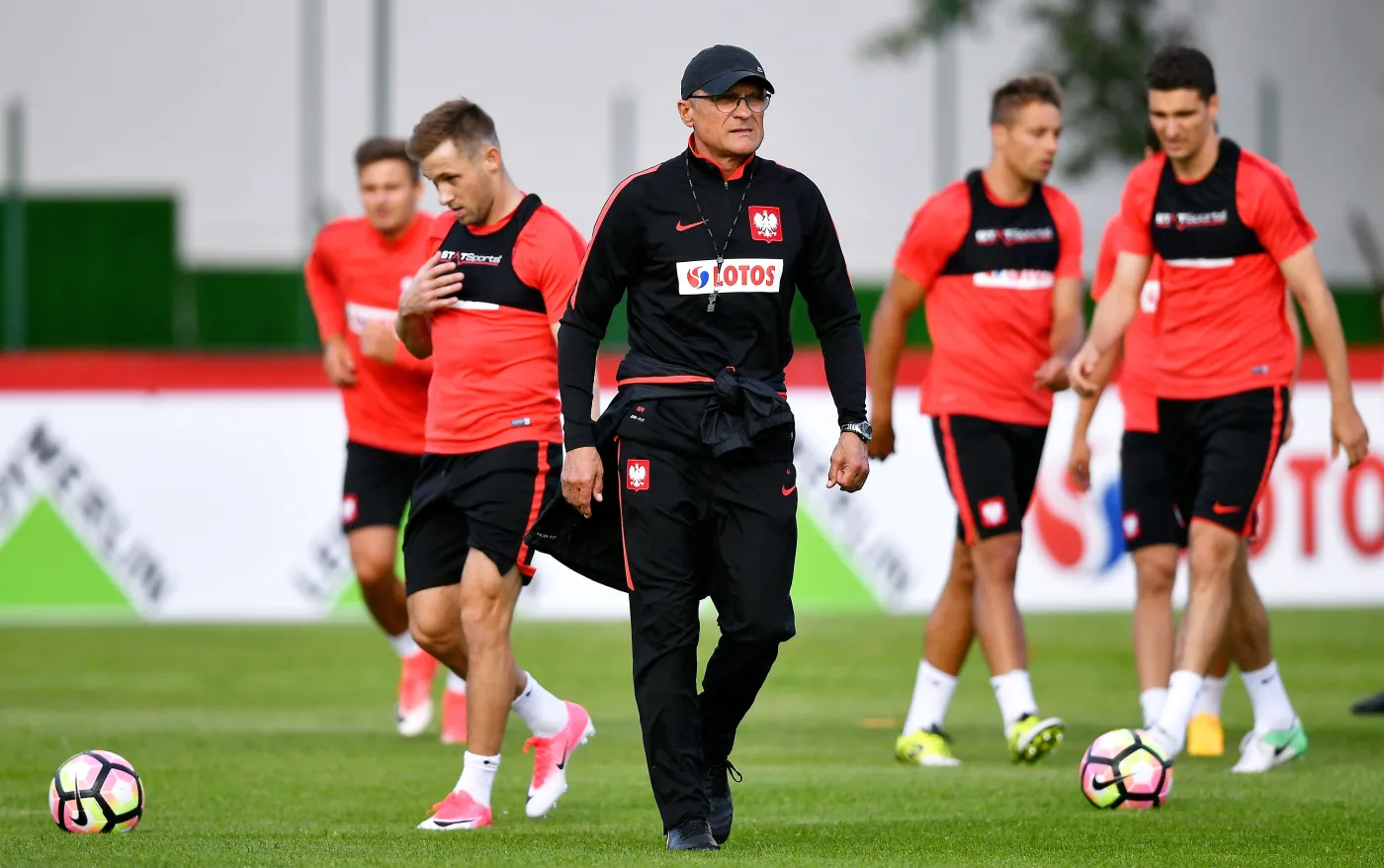 Selekcjoner piłkarskiej reprezentacji Polski Adam Nawałka 