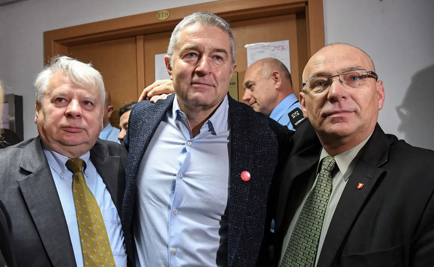 Władysław Frasyniuk, Jerzy Borowczak, Bogdan Borusewicz