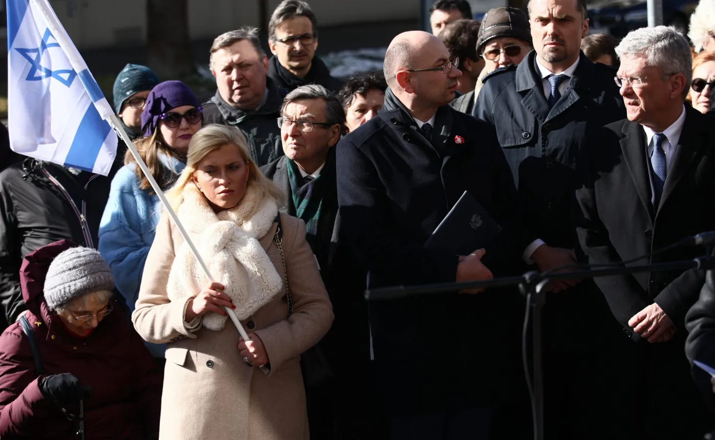 Odsłonięcie tablicy upamiętniającej polskich dyplomatów zaangażowanych w ratowanie Żydów w czasie II wojny światowej w Bernie