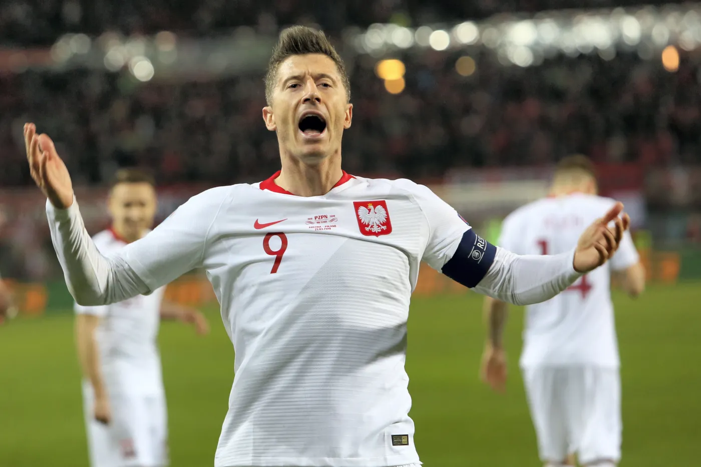 Kapitan reprezentacji Polski Robert Lewandowski