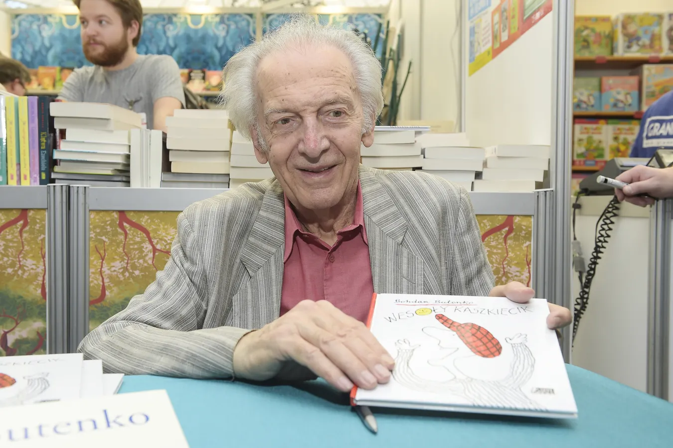 Bohdan Butenko w 2017 roku na Targach Książki