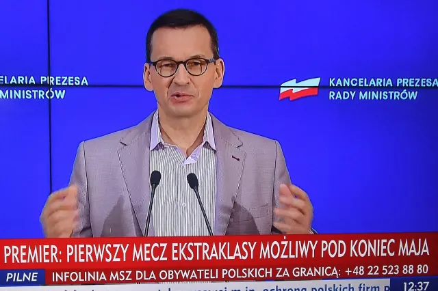 Premier Morawiecki przedstawił plan "odmrażania sportu"