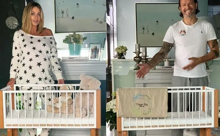 Majdanowie gotowi na narodziny syna. Radosław sam złożył kołyskę