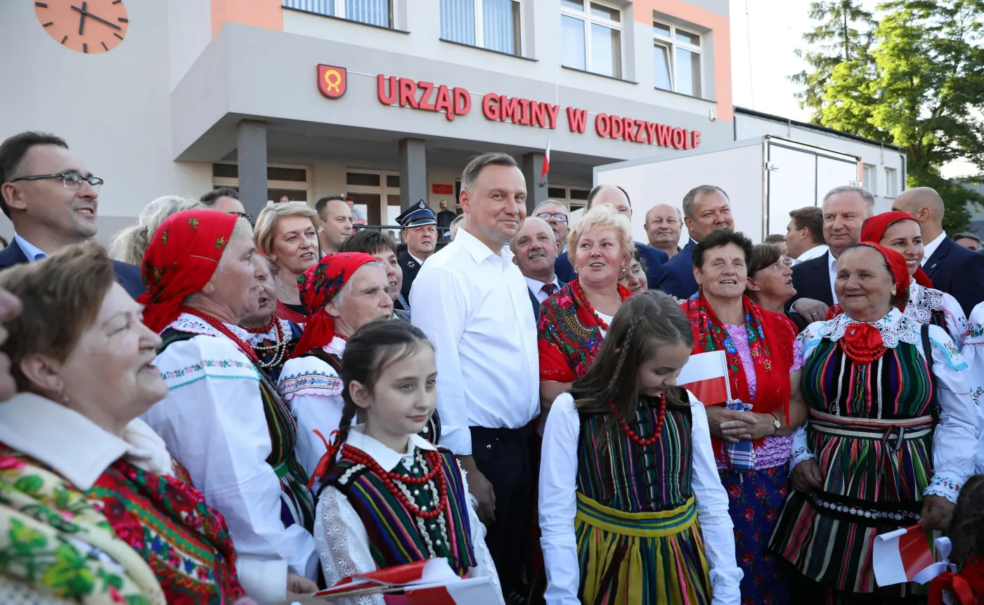 Andrzej Duda. Spotkanie w miejscowości Odrzywół