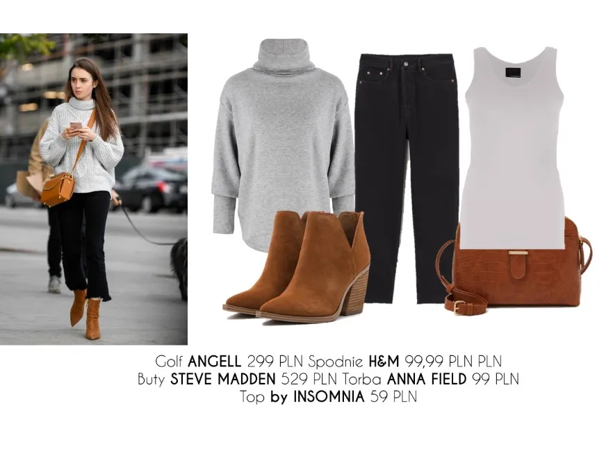 Street style w najlepszym wydaniu. Inspirujące STYLIZACJE Lily Collins