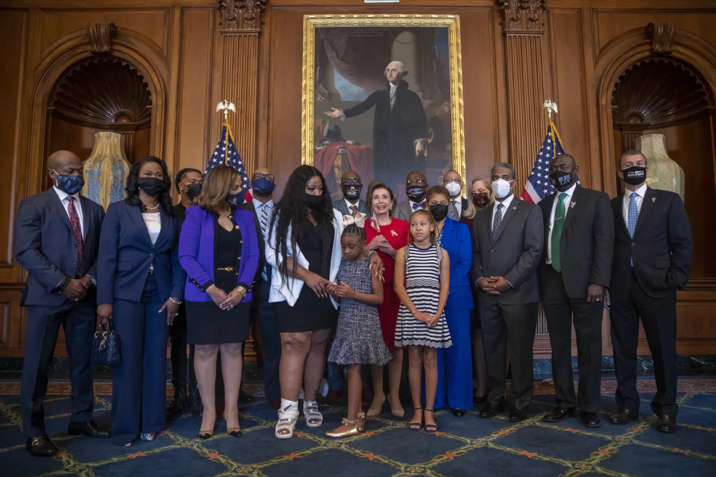 Rodzina George'a Floyda w Białym Domu