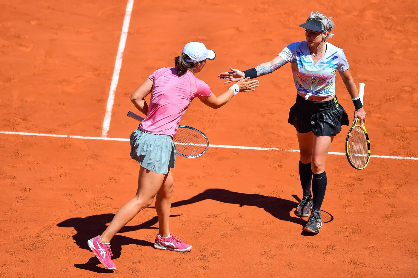 Iga Świątek i Betthanie Mattek-Sands