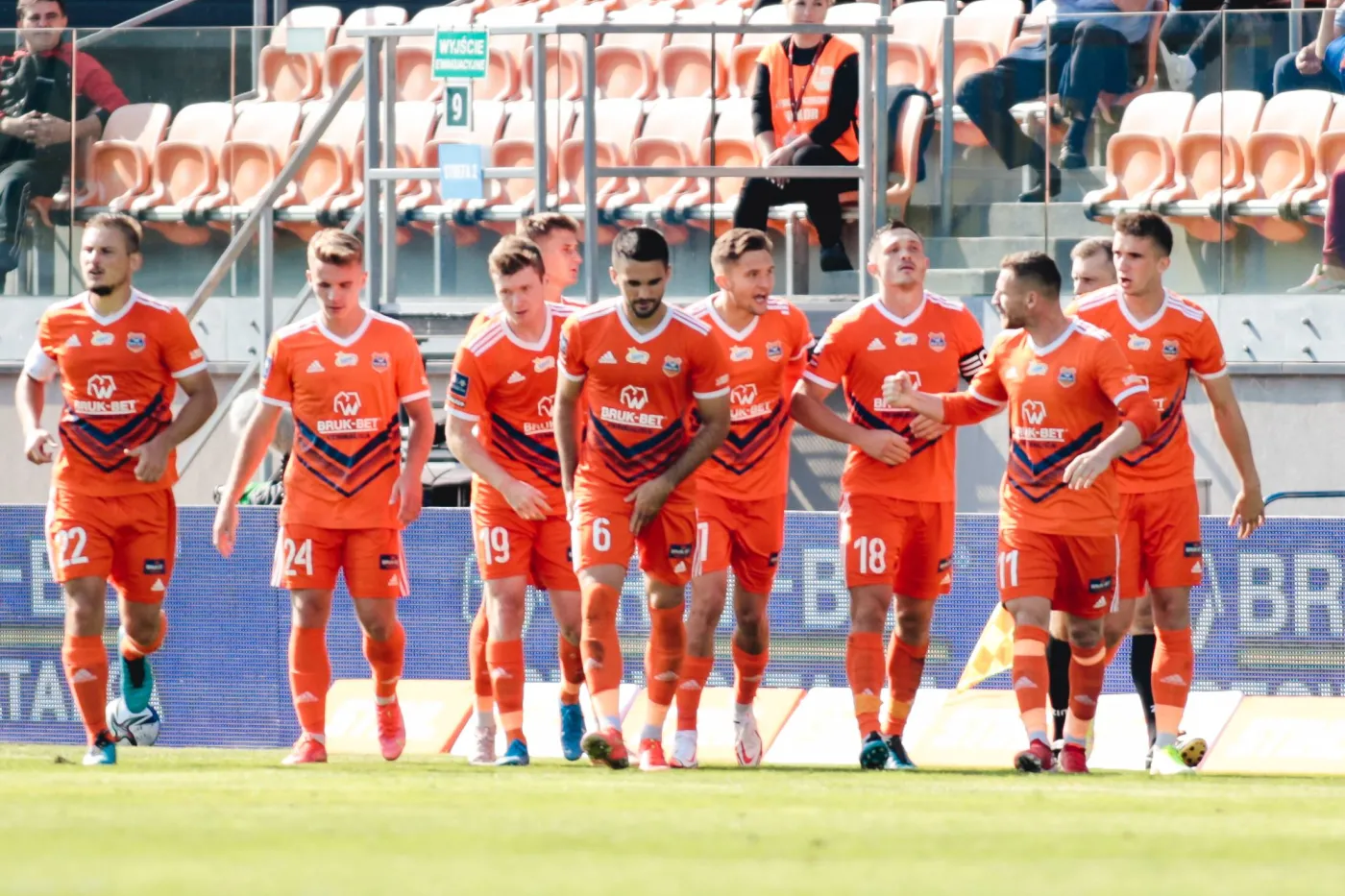 Piłkarze Bruk-Bet Termaliki Nieciecza