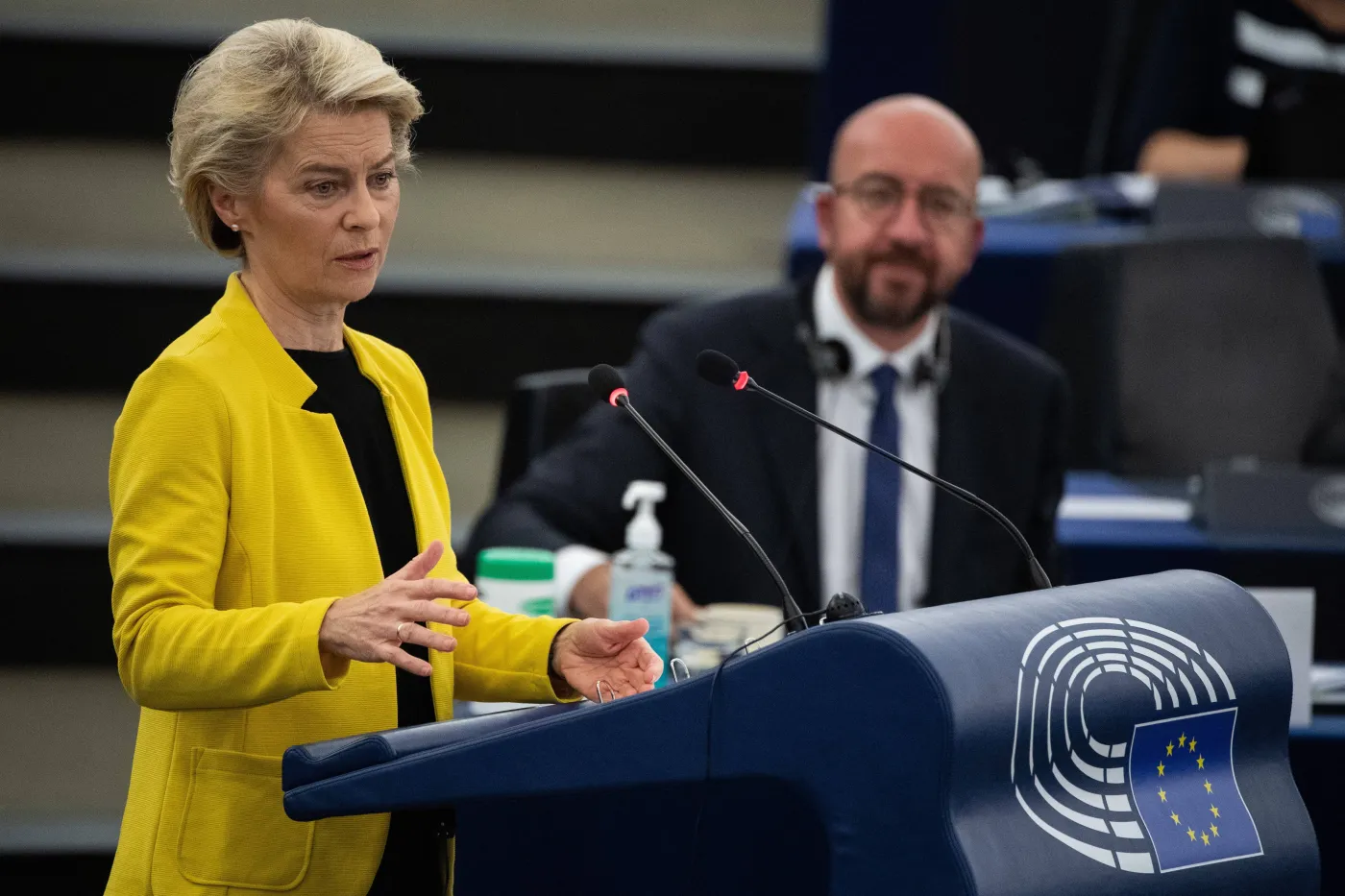Von der Leyen i Michel po decyzji Putina: Unia zareaguje nałożeniem sankcji