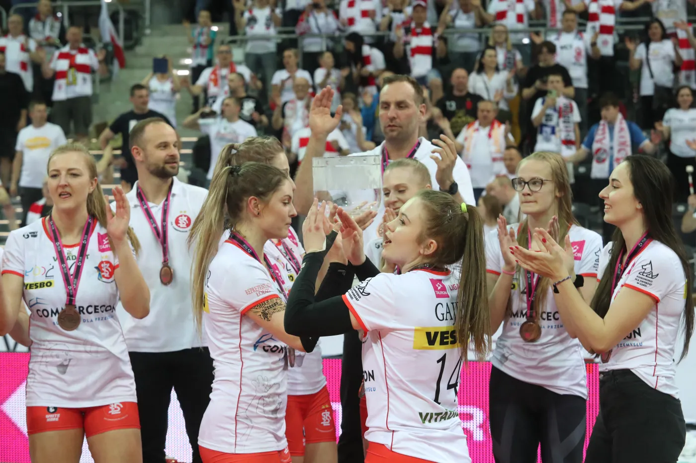 Siatkarki ŁKS dopełniły formalności i zdobyły brąz mistrzostw Polski