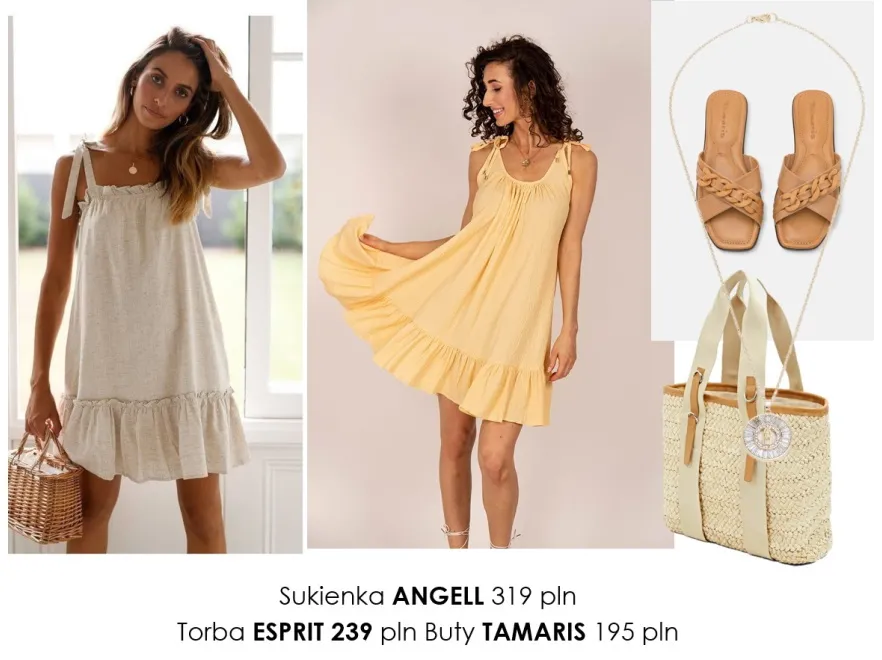 Fokus na detal: wiązane ramiączka. STYLIZACJE