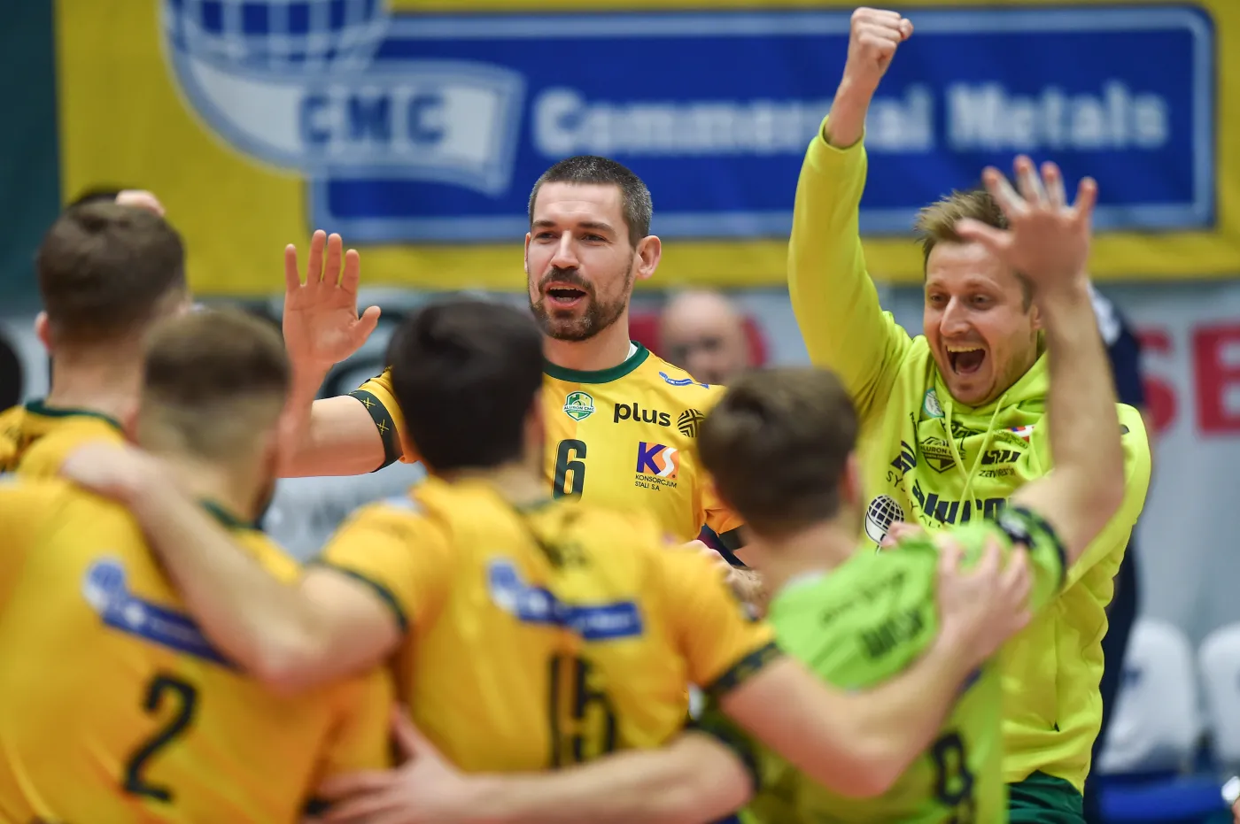 Siatkarze Aluronu CMC Warty Zawiercie ponownie liderem