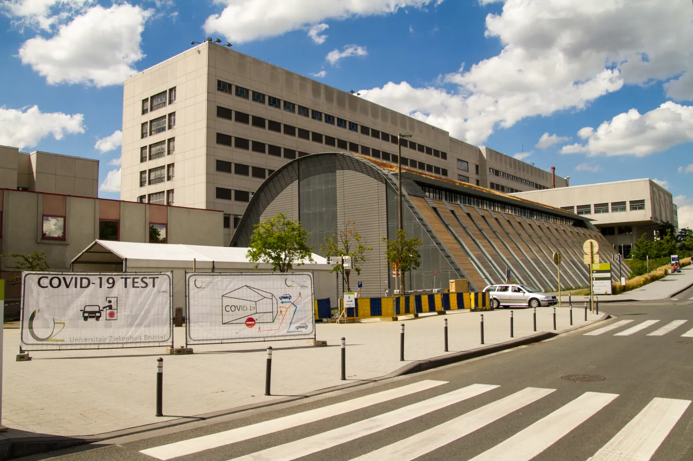 Budynek szpitala UZ Jette w Brukseli