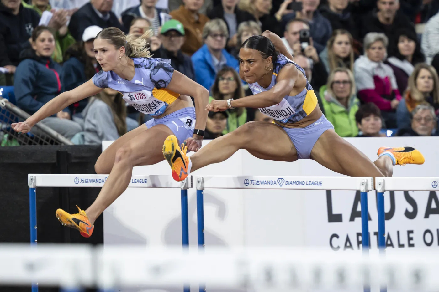 Pia Skrzyszowska i Ditaji Kambundji