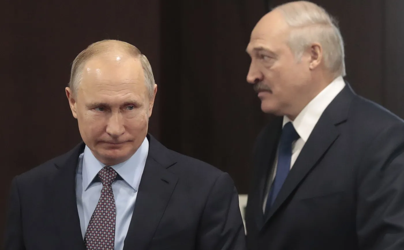 Władimir Putin i Alaksandr Łukaszenka