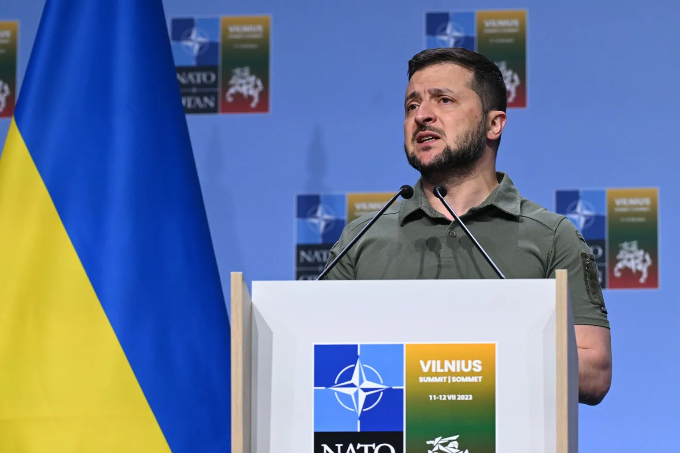 Ekspert o szczycie NATO: Zełenski mądrze zdecydował się przybrać pozytywną miną