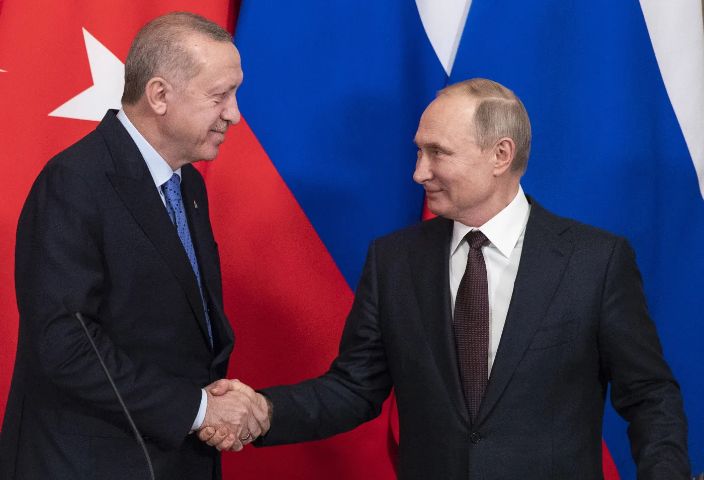 Recep Tayyip Erdogan i Władimir Putin