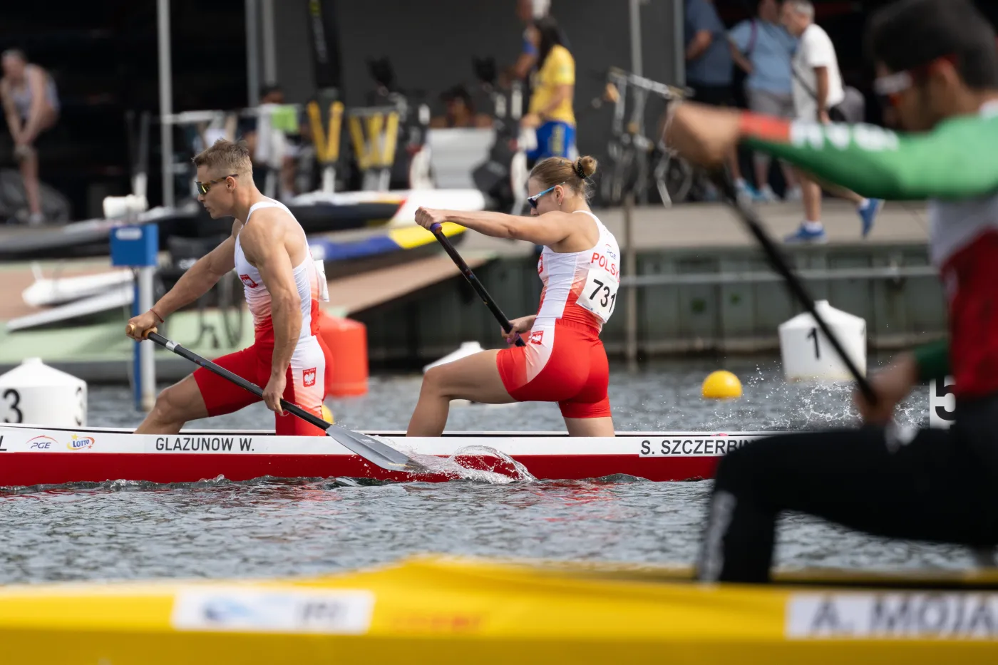 MŚ w kajakarstwie. Srebrny medal Głazunowa i Szczerbińskiej w mikście C2 500 m
