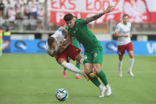 ŁKS Łódź przegrał pierwszy mecz na własnym stadionie od lipca ubiegłego roku [WIDEO]