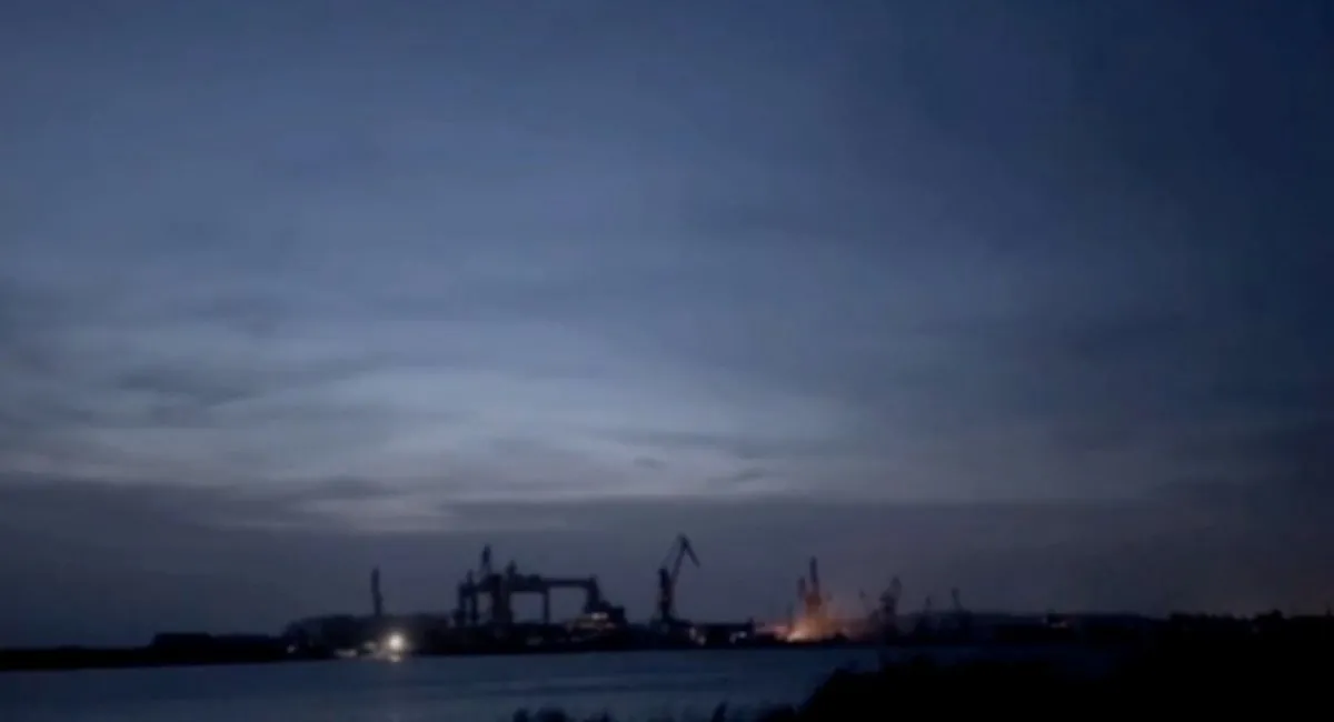 Siły Powietrzne Ukrainy zatopiły rosyjski okręt