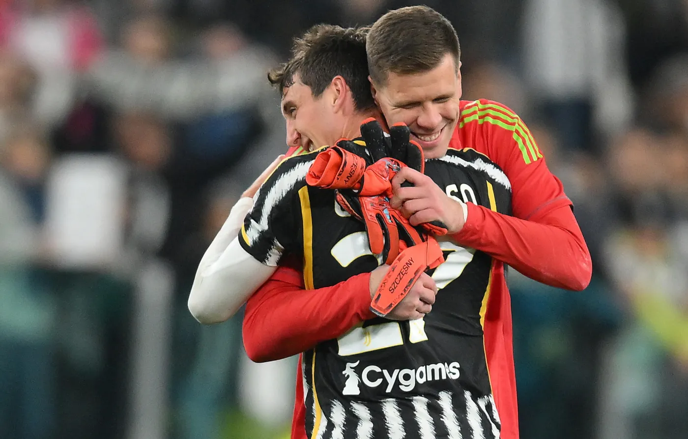 Andrea Cambiaso i Wojciech Szczęsny