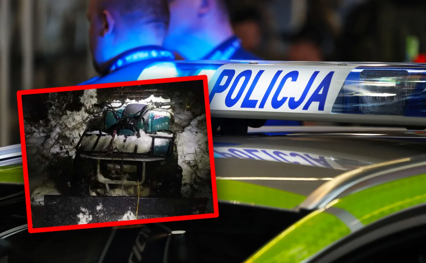 Kierowca quada uciekał za wszelką cenę. Policjanci odkryli dlaczego