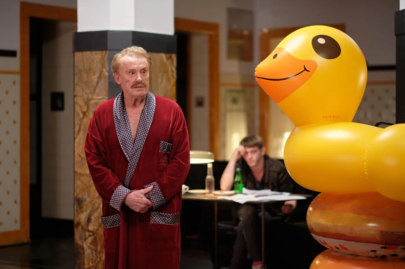 Daniel Olbrychski w serialu "Mój agent"