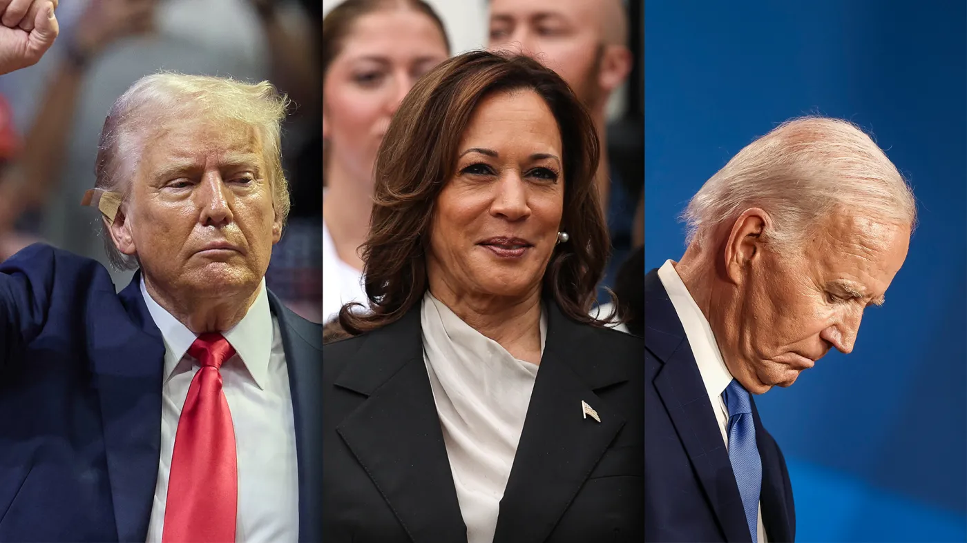 Kamala Harris wygra z Trumpem? Zaskakujące wyniki sondaży
