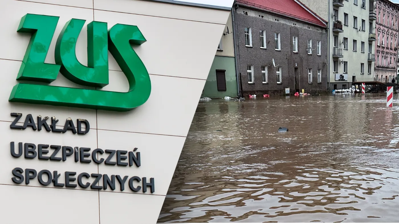 Komunikat ZUS w sprawie powodzi. Poszkodowani mogą liczyć na ulgi w spłacie składek