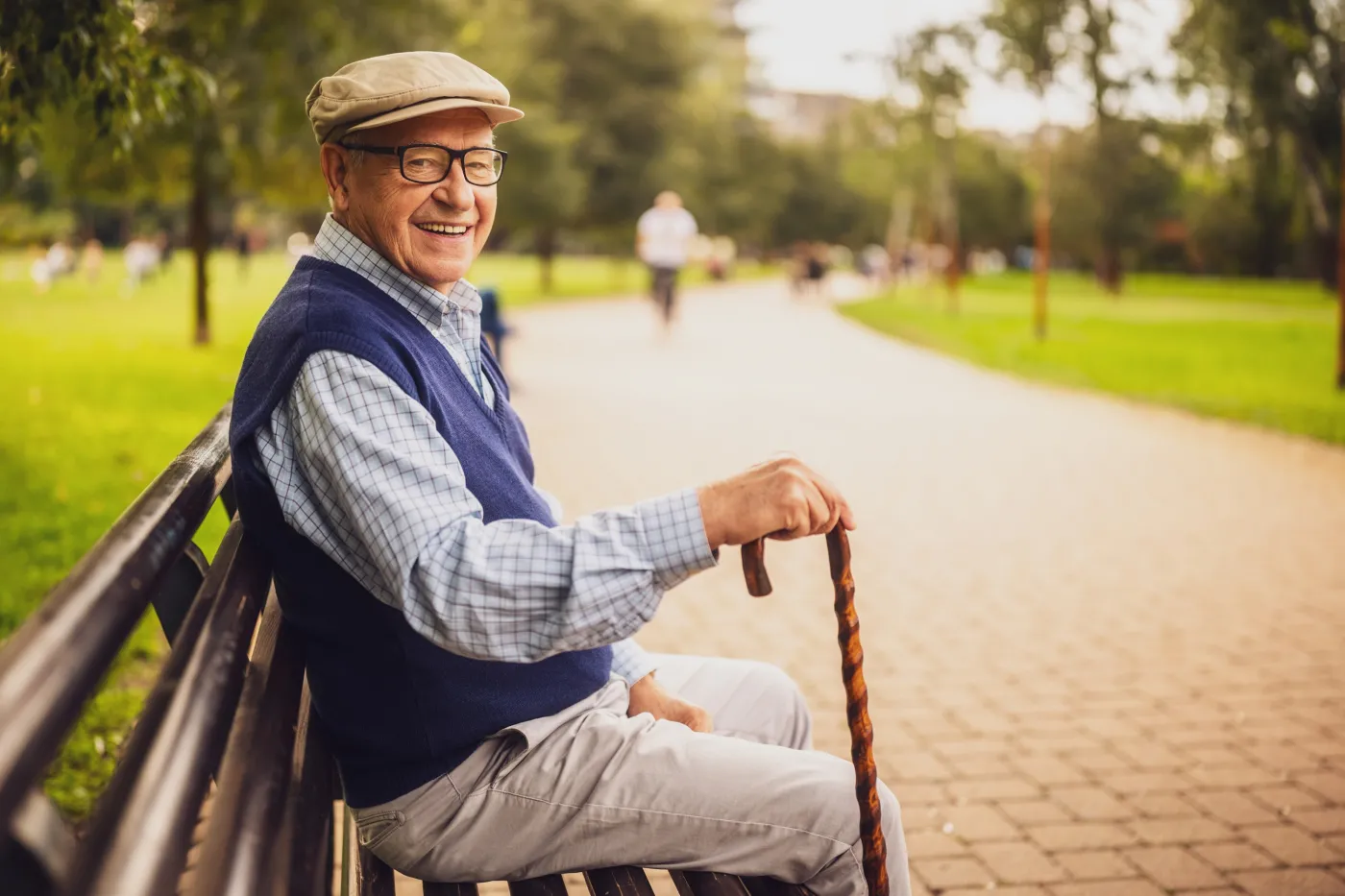 senior emeryt mężczyzna 