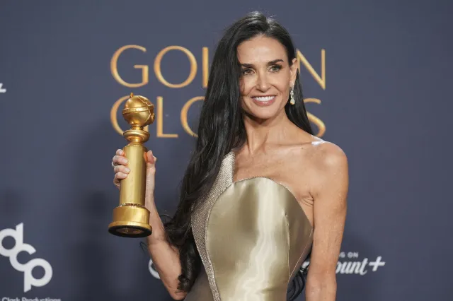 Demi Moore wzruszyła podczas rozdania Złotych Globów. "Myślałam, że to koniec"