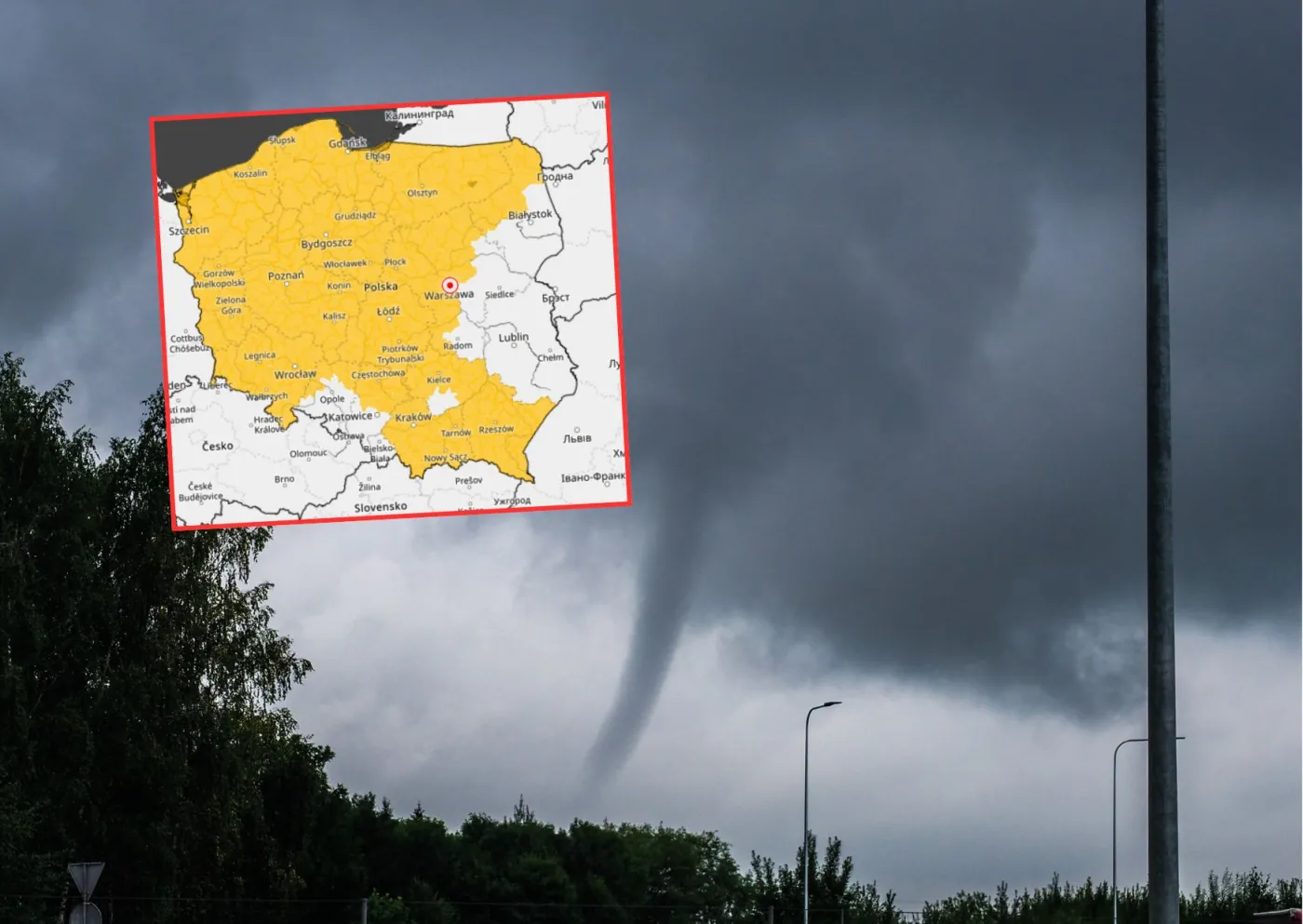 Pogodowy koszmar na majówkę. Idą burze z gradem i trąby powietrzne