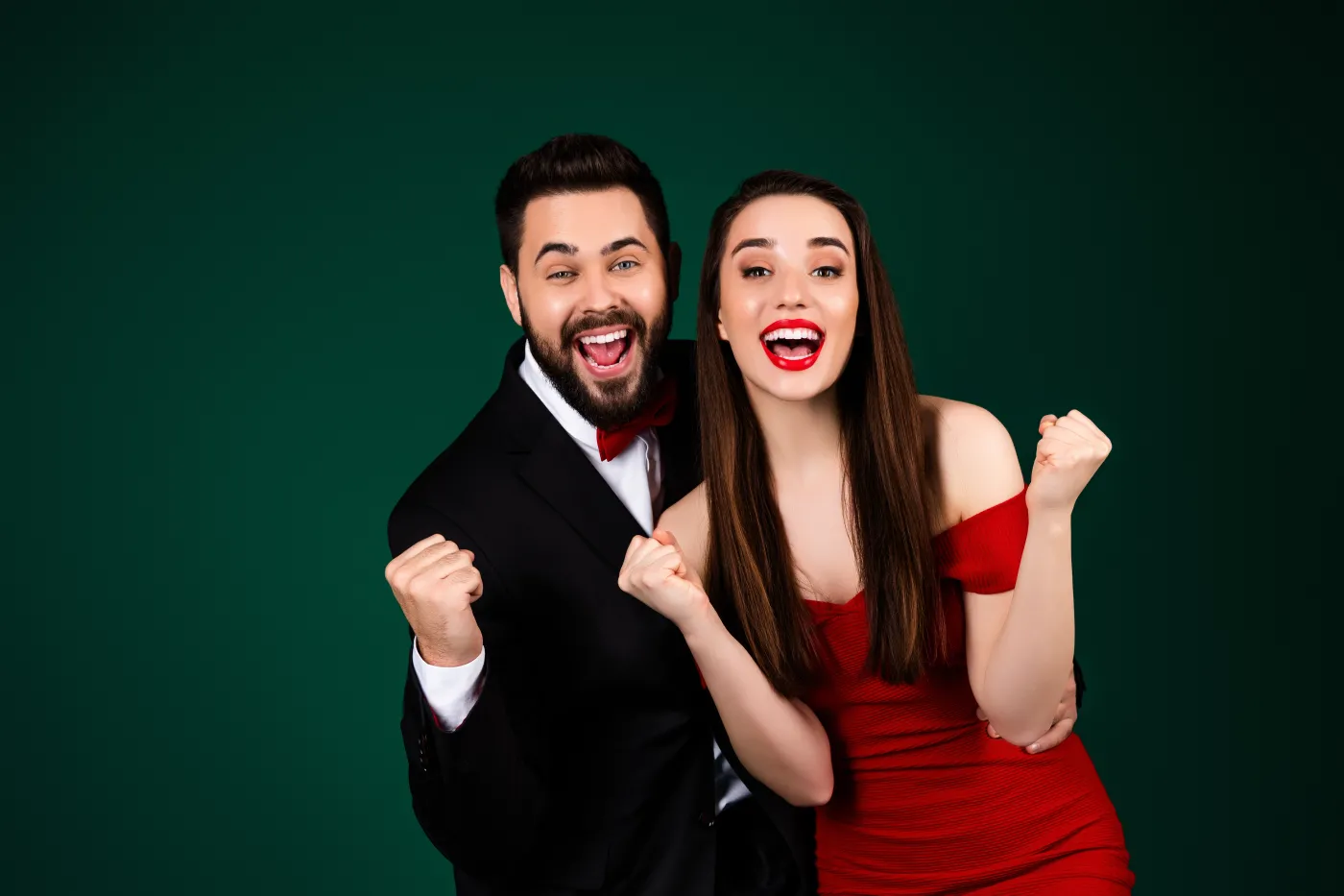 szczęście, uśmiech, kobieta, mężczyzna