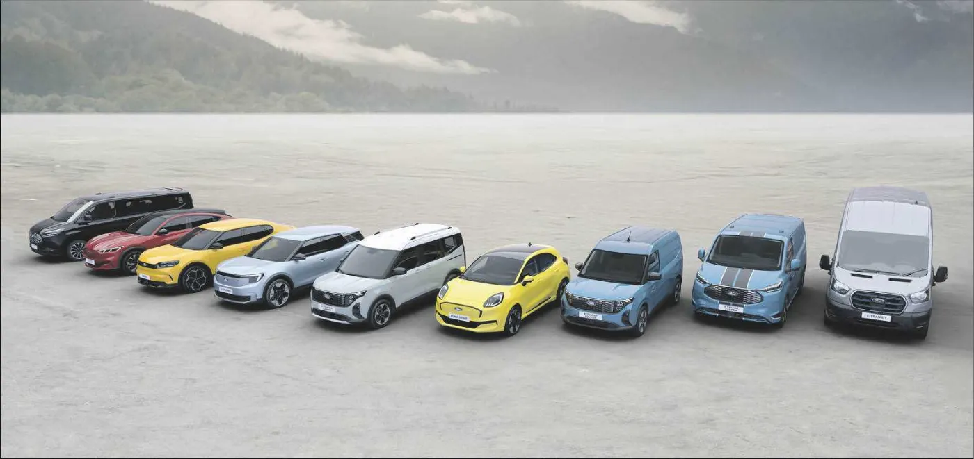 Elektryczna i hybrydowa gama Forda: komfort, zasięg, praktyczne innowacje i legendarna radość z jazdy