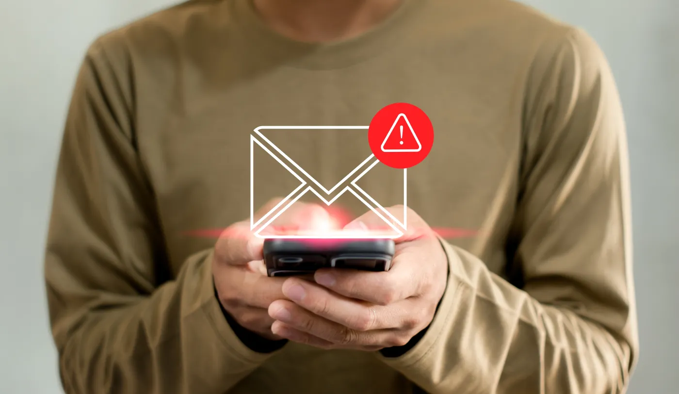 Oszustwo, fałszywy SMS, fałszywy email