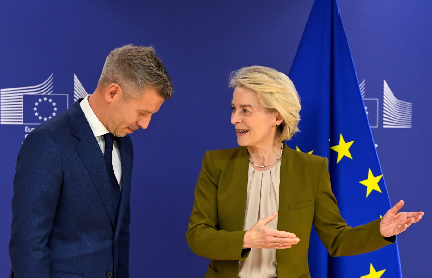 Peter Magyar i Ursula von der Leyen