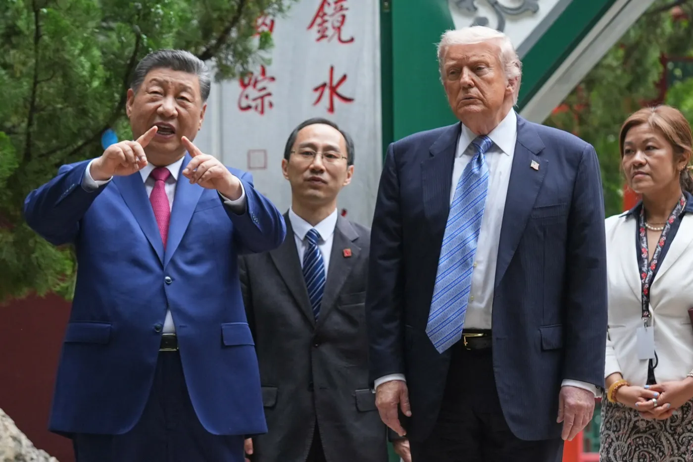 Donald Trump z wizytą w Chinach