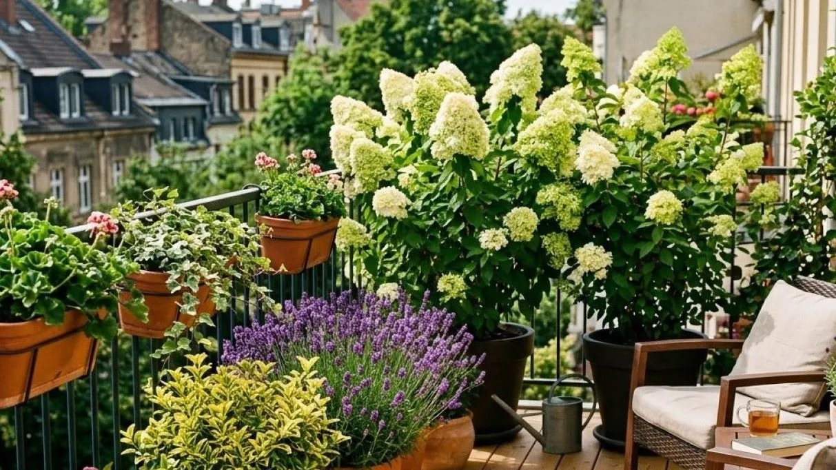 Krzewy na balkon słoneczny