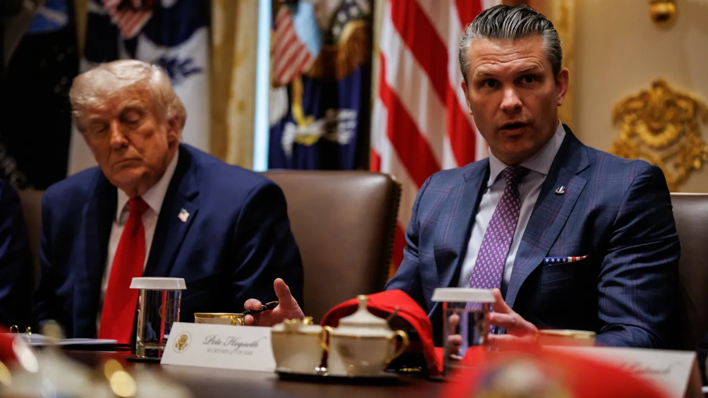 Donald Trump i Pete Hegseth