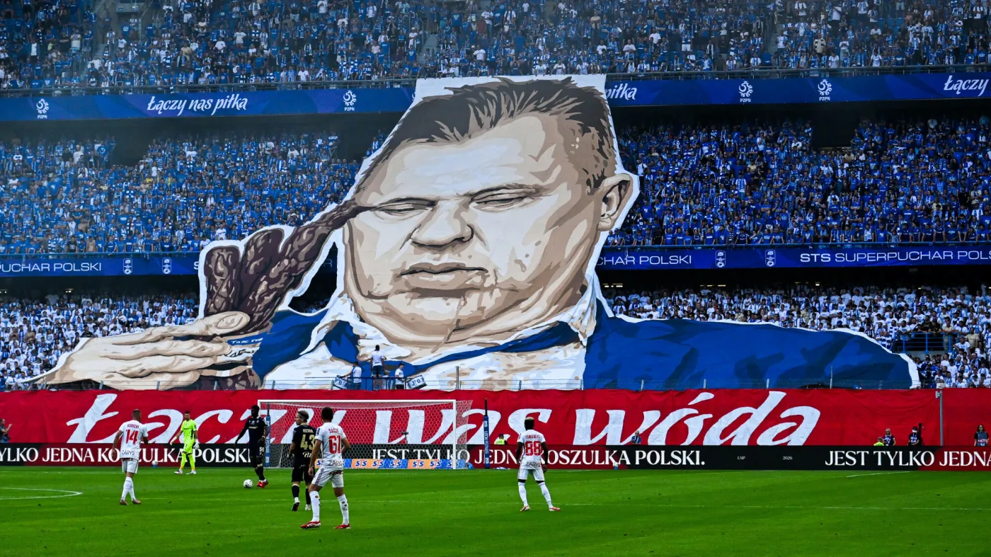 Kibice Lecha Poznań uderzyli w Kuleszę i PZPN. Superpuchar dla mistrza Polski