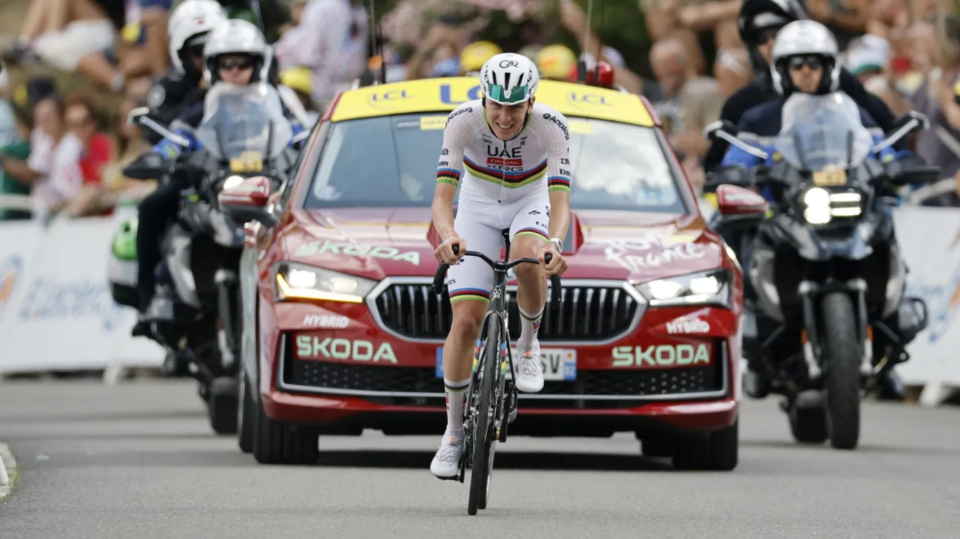 Pogacar po samotnej ucieczce wygrał 6. etap. Słoweniec liderem Tour de France