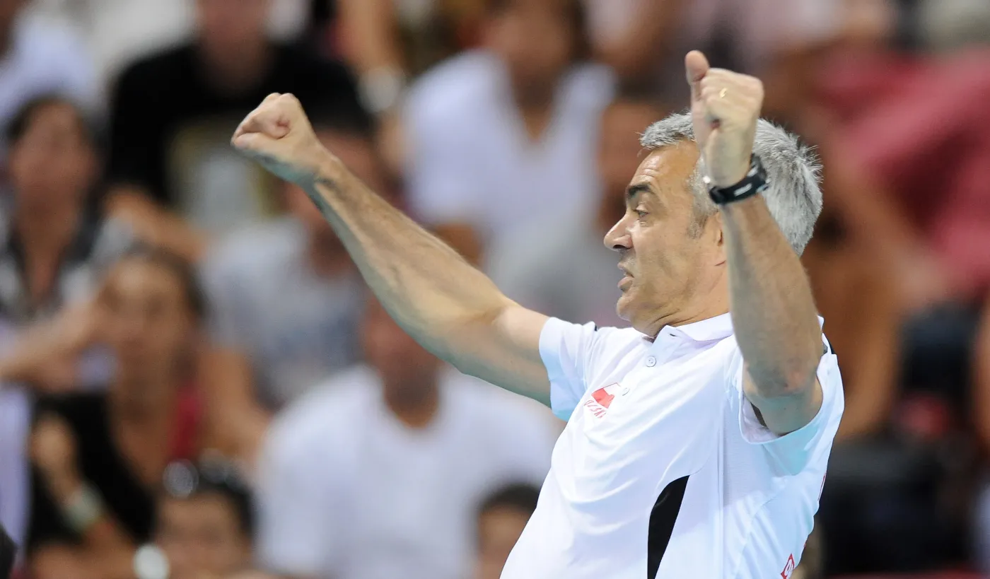 Trener reprezentacji Polski w siatkówce Andrea Anastasi