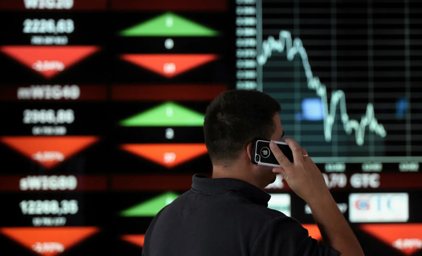 Po zmianach w OFE drastyczne spadki na giełdzie