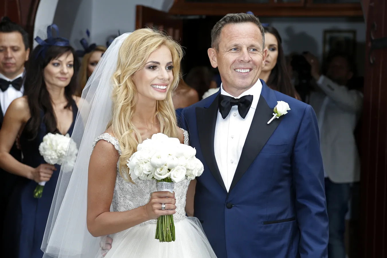 Milioner i celebrytka już po ślubie. Izabela Janachowska i Krzysztof Jabłoński powiedzieli "tak"