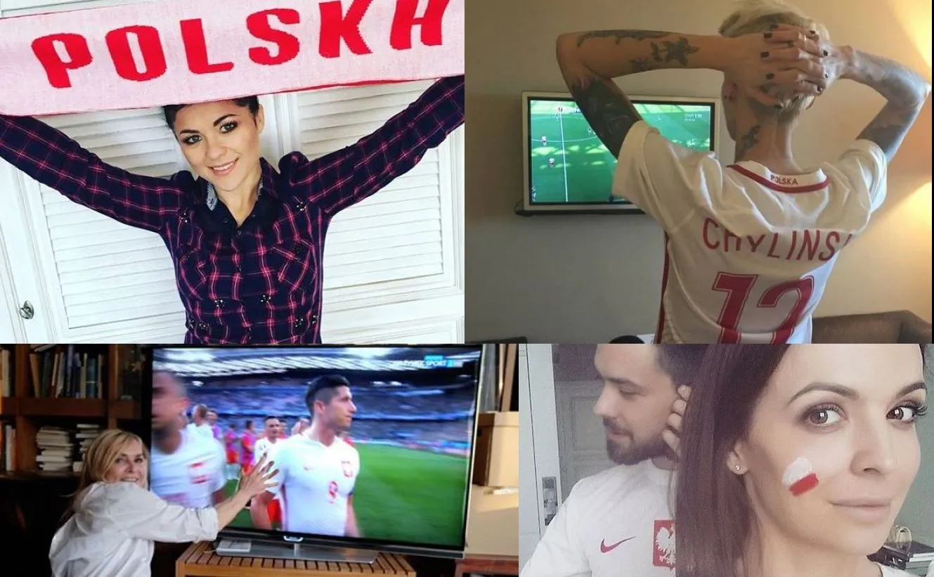 Gwiazdy kibicują polskiej reprezentacji na Euro 2016 [GALERIA]