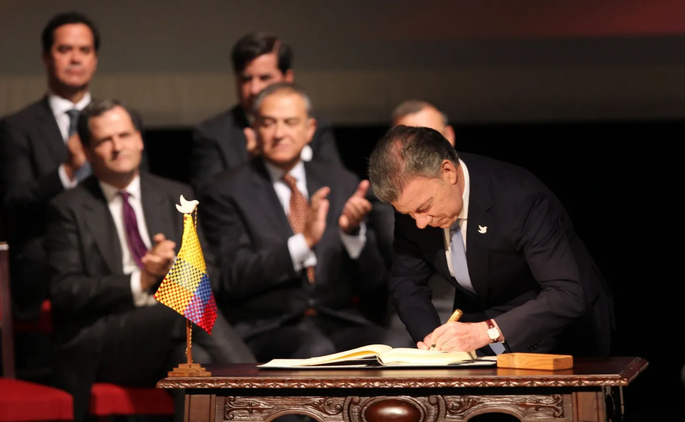 Prezydent Kolumbii podpisał porozumienie z FARC