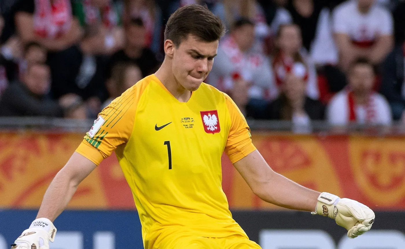 Bramkarz reprezentacji Polski Radoslaw Majecki